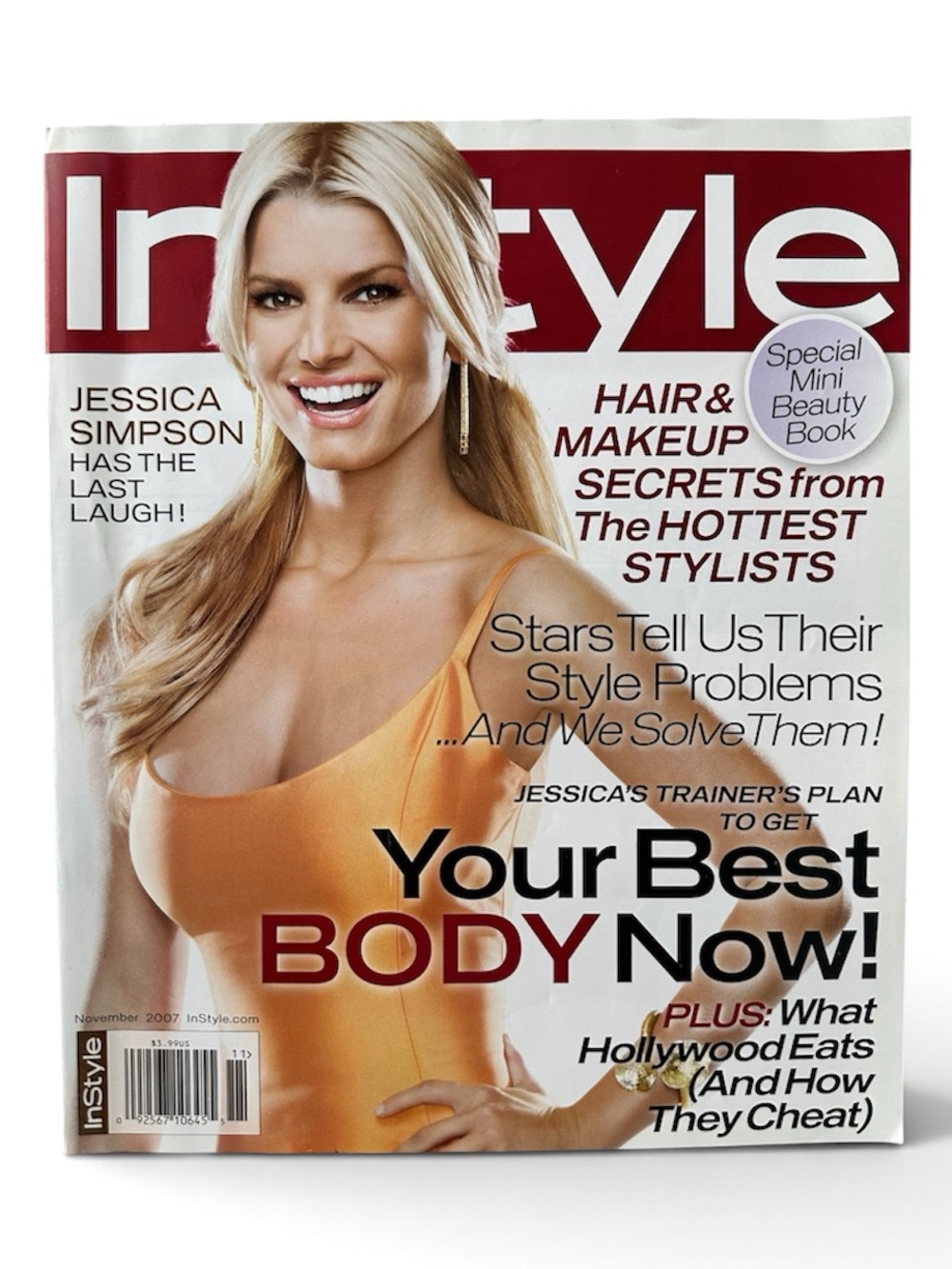 Vintage Nov 2007 INSTYLE magazine - Jessica Simpson, Selma Blair, Tina Fey